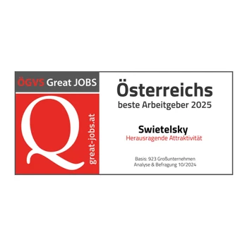 TOP Arbeitgeber 2025 Swietelsky Attraktivitaet